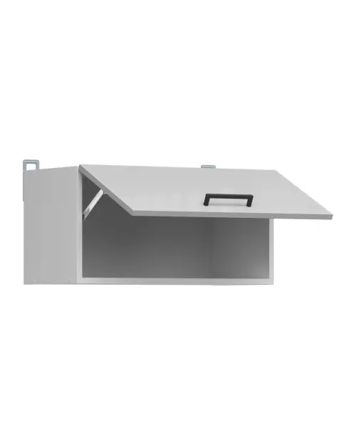 Szafka kuchenna górna Junona Line 60 cm uchylna jasnoszary połysk