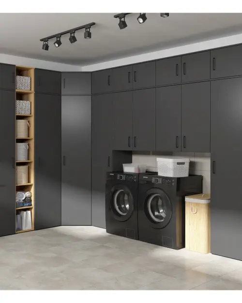 Estantería MultiDo 80 cm con 2 puertas atelier claro