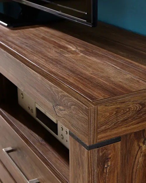 Mueble RTV Gent 200 cm con 3 cajones y estante roble stirling