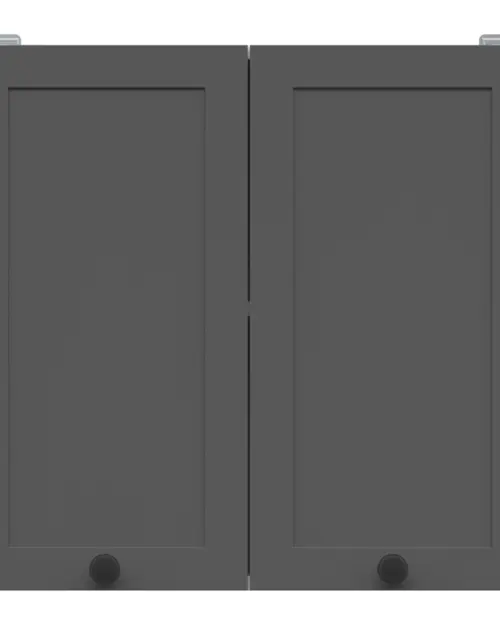 Szafka kuchenna górna Junona Line 80 cm dwudrzwiowa grafit