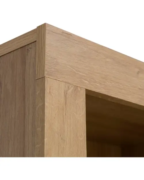 Estantería Balder 62 cm con cajón y 4 estantes roble riviera