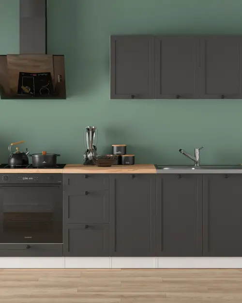 Zestaw kuchenny Junona Line 300 cm grafit