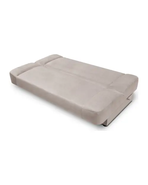 Three-seater sofa bed Lami with storage beige