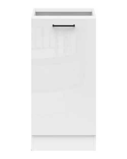 Szafka dolna kuchenna Junona Line 50 cm prawa kreda połysk