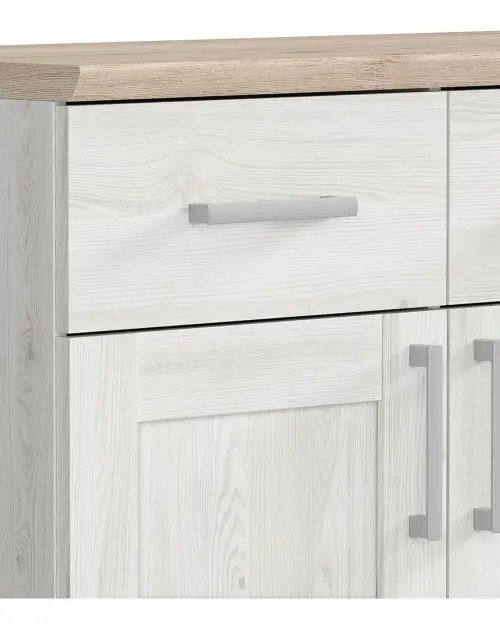 Cómoda Romance 140 cm con 3 puertas y 3 cajones alerce sibiu claro