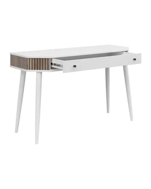 Tocador Capri 120 cm con cajón blanco/roble flagstaff oscuro