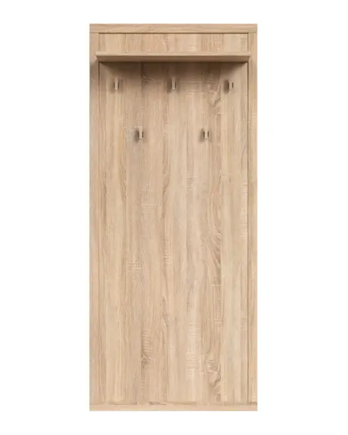 Perchero de pared para el recibidor Kaspian roble sonoma