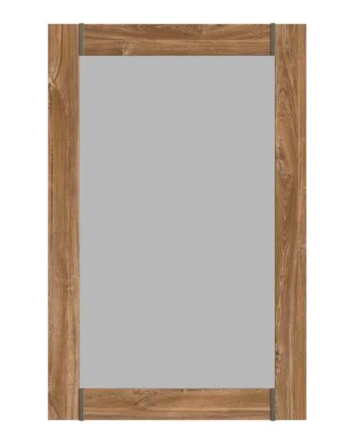 Espejo de pared Gent 101x66 cm marrón