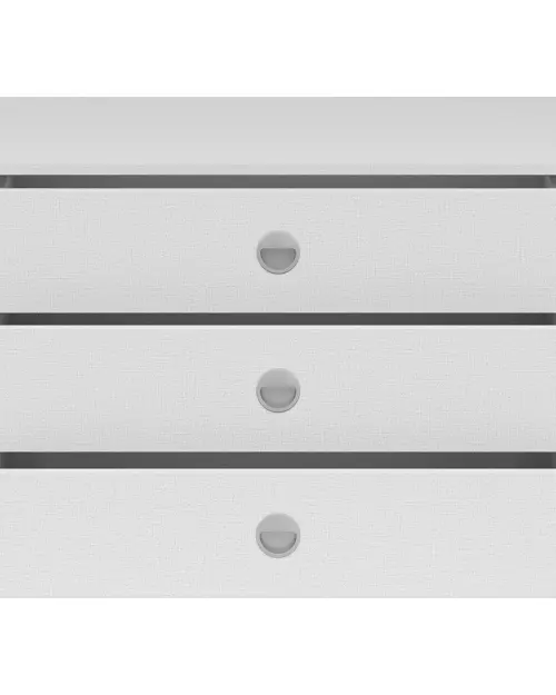Cajonera para armario Osaka 83 cm con 3 cajones blanca