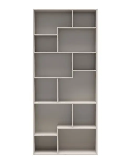 Estantería Tetrix 88 cm con 12 estantes cachemir