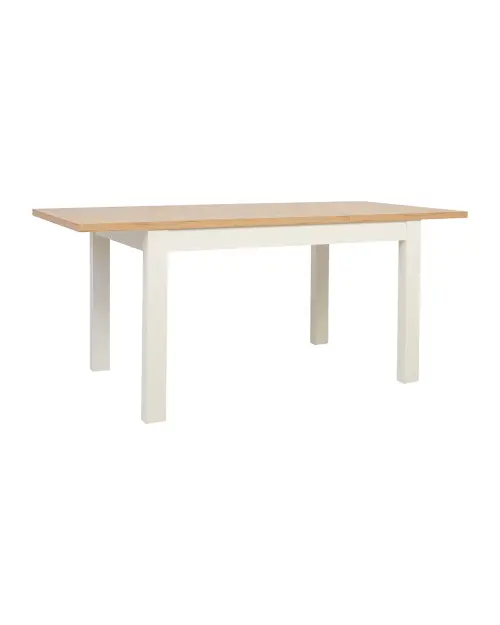 Стол раскладной Maren 130/180x90 дуб артизан/белый