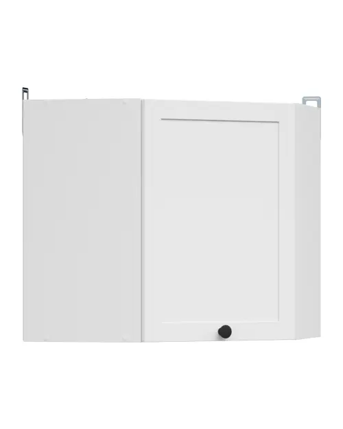 Armario de cocina superior Junona Line 60 cm de esquina izquierdo/derecho blanco