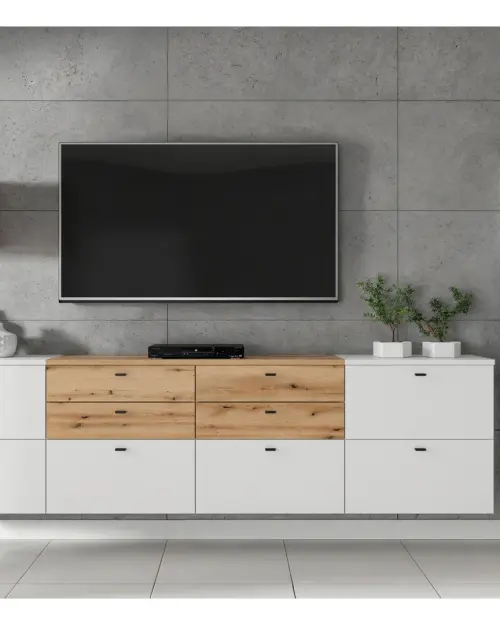 Armario System 64 con 2 puertas blanco