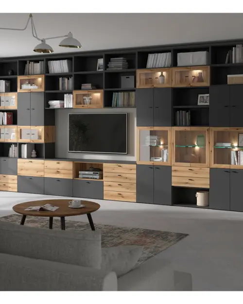 Armario System 64 con 2 puertas roble coast evoke