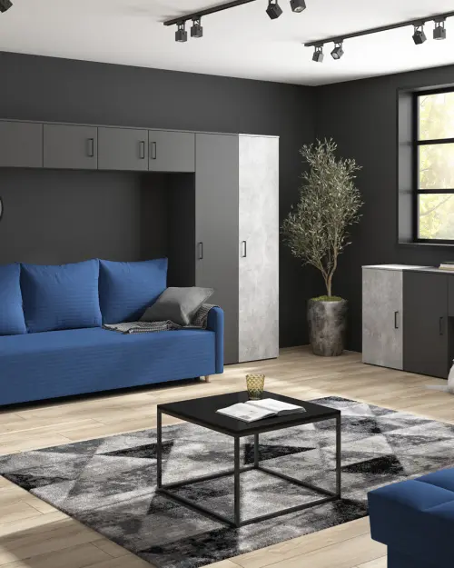 Cómoda MultiDo 120 cm con 3 puertas y 2 cajones atelier claro