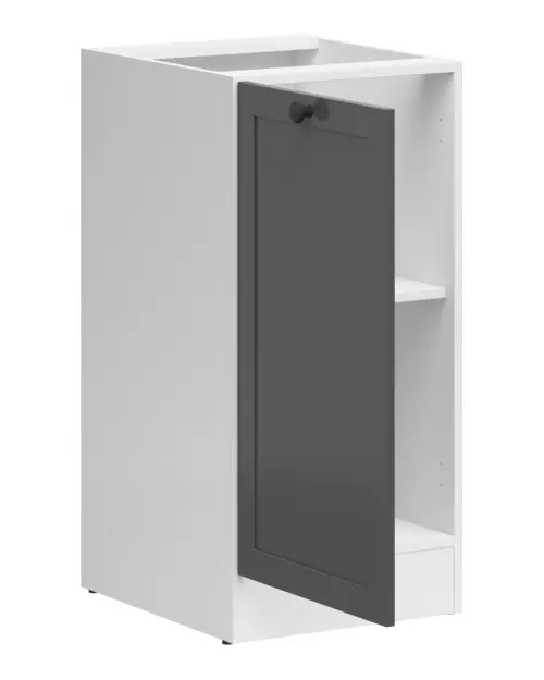 Mueble de cocina bajo Junona Line 40 cm izquierdo grafito