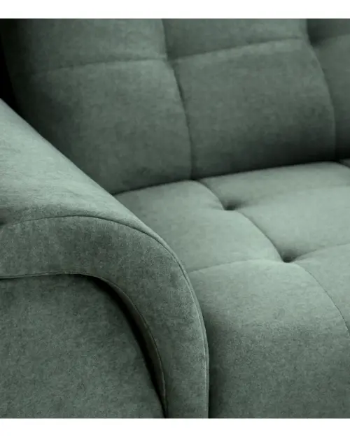 Armchair Doria velvet green