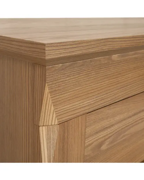 Vitrina Bergen 156 cm con 3 puertas alerce sibiu dorado