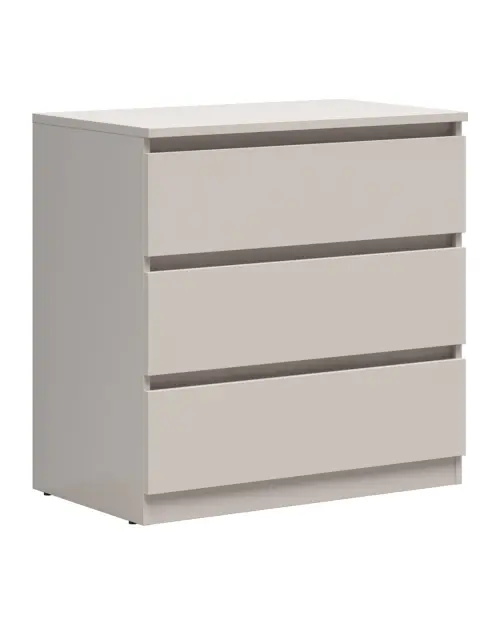 Cómoda Tetrix 75 cm con 3 cajones cachemira