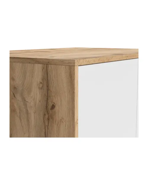 Two-door wardrobe Matos 80 cm wotan oak/white
