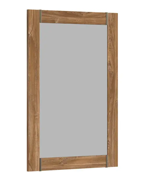 Espejo de pared Gent 101x66 cm marrón