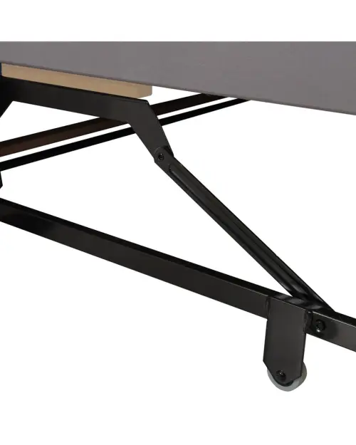 Угловой диван правосторонний Aguda раскладной с ящиком синий