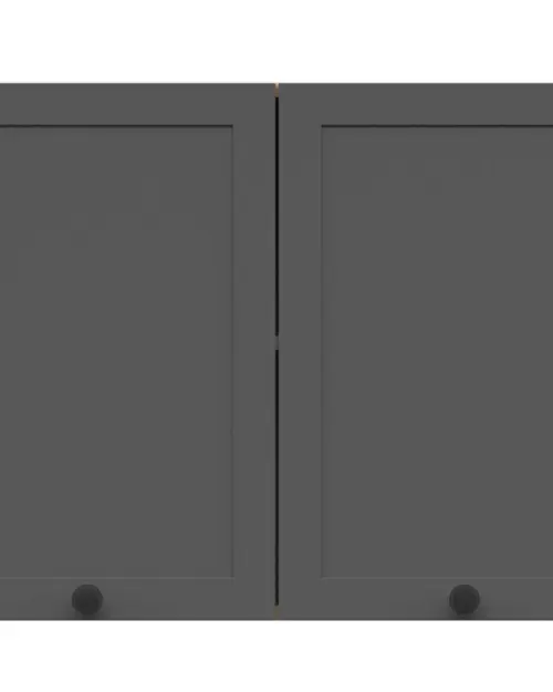 Szafka kuchenna górna Junona Line 80 cm 2-drzwiowa dąb bernstein/grafit