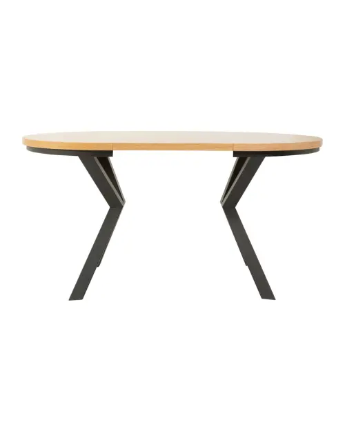 Extendable table Eland 100/150/200x100 natural oak veneer