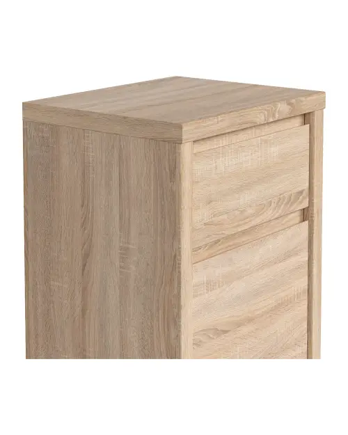 Комод Kaspian 49 см з дверцятами та шухлядою дуб сонома