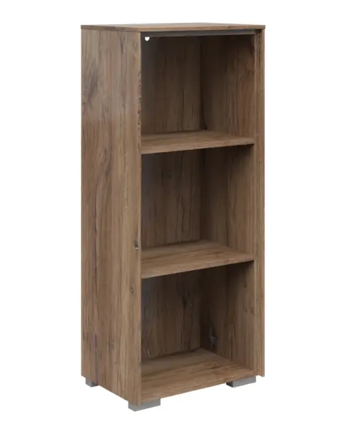 Estantería Nevada 43 cm con 2 estantes roble flagstaff oscuro