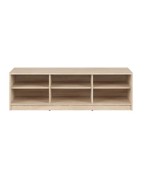 Mueble RTV  Nepo Plus 138 cm con estantes roble sonoma