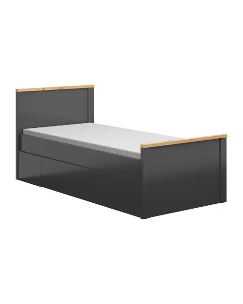 Cama Hesen 90x200 grafito
