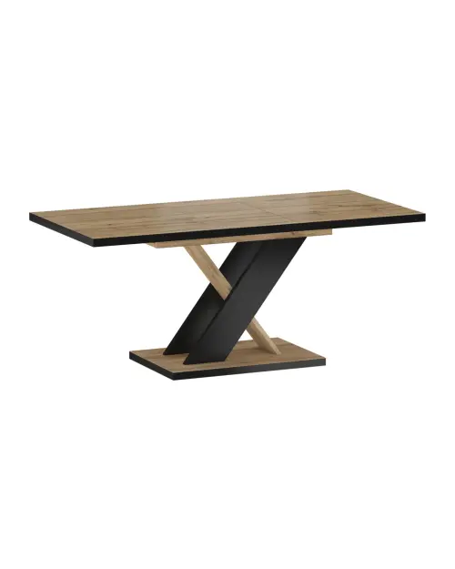 Extendable table Eryk 138/178x85 artisan oak/black