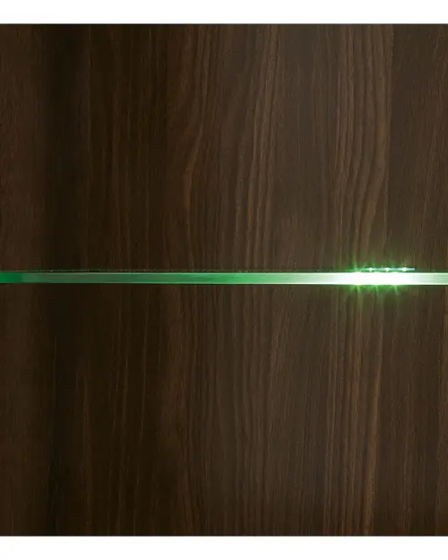 Vitrina Balin 101 cm con 2 puertas roble monastery/roble negro