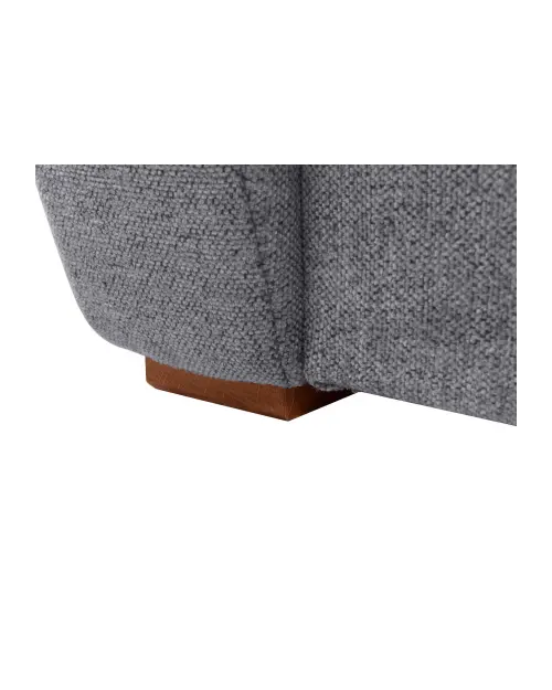 Sofá de dos plazas con función de cama y arcón POLI gris