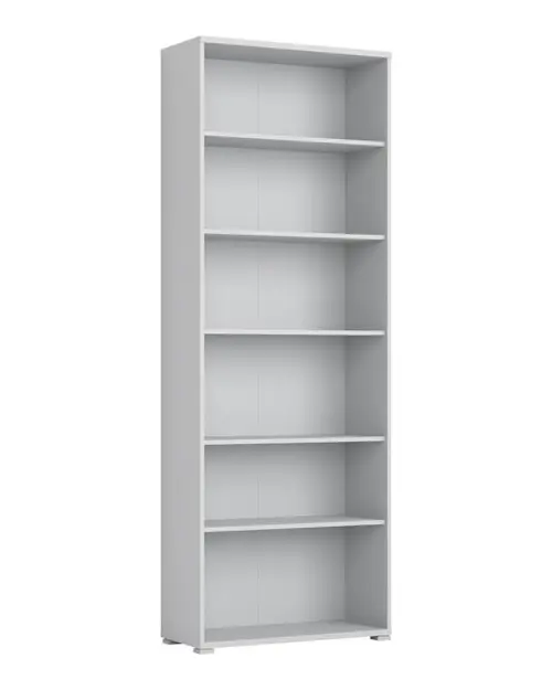 Estantería Office Lux 79 cm con 5 estantes gris