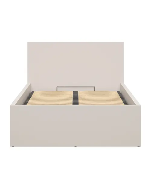 Cama Tetrix 120x200 con somier y contenedor cachemir