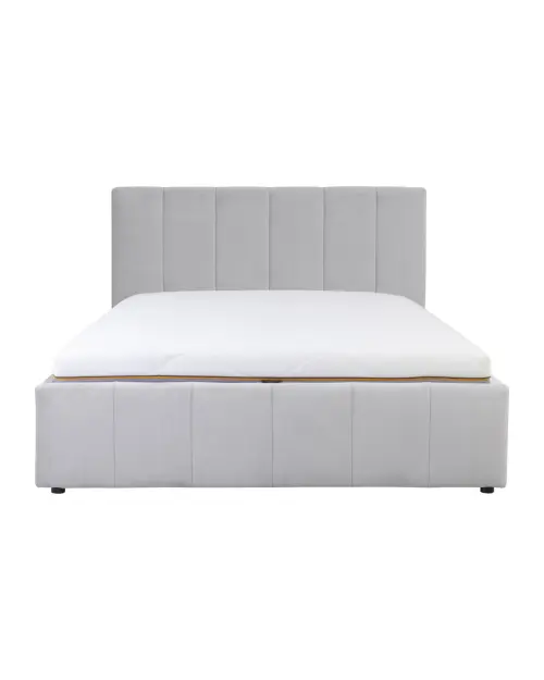 Cama tapizada Lones 160x200 gris