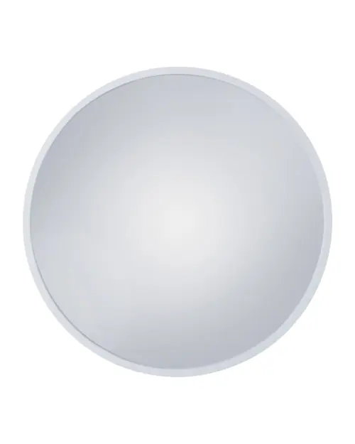Espejo de pared con marco Circle 62 cm redondo blanco