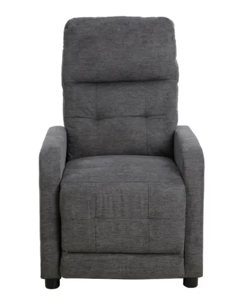 Sillón tradicional Monti con función relax gris oscuro