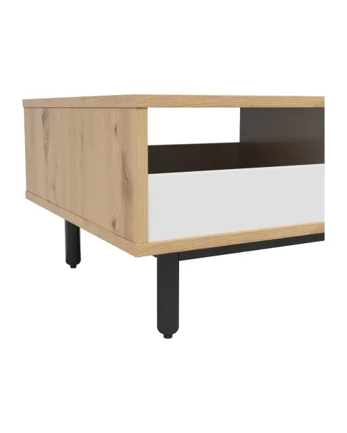 Mesa de centro Gap 110x60 roble artisan/blanco