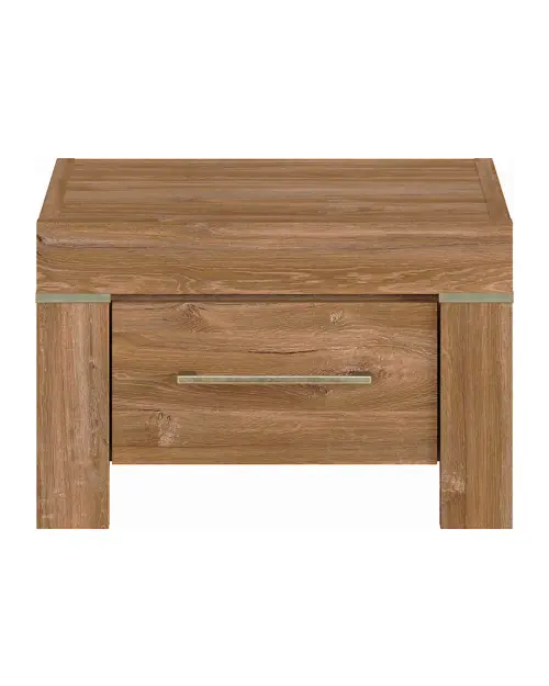 Mesita de noche Gent 53 cm con cajón roble stirling