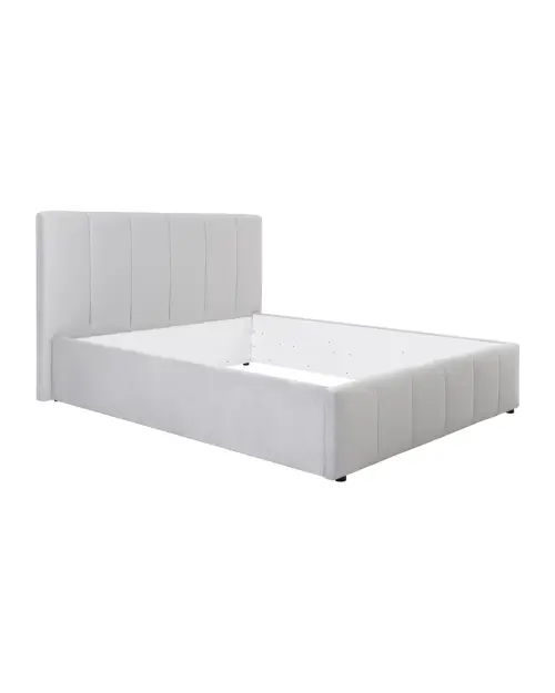 Cama tapizada Lones 160x200 gris