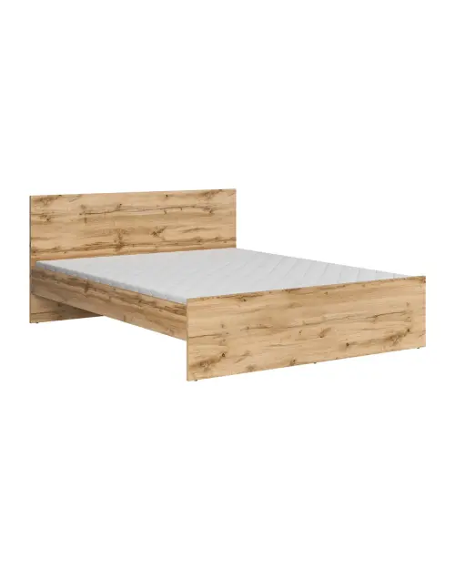 Cama Nuis 160x200 roble wotan