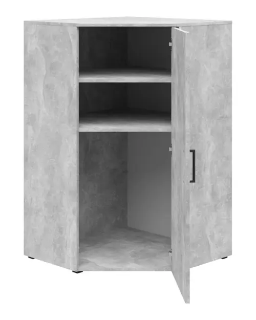 Estantería de esquina MultiDo 71,5x71,5 cm con puertas atelier claro