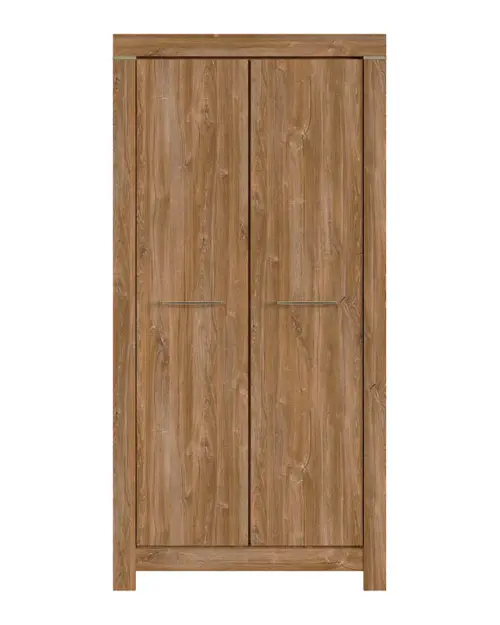 Armario de dos puertas Gent 98 cm roble stirling