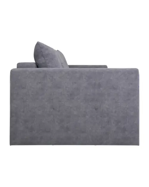 Three-seater sofa Royal IV fold-out with storage dark grey