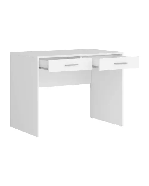 Escritorio Nepo Plus 100 cm con 2 cajones blanco