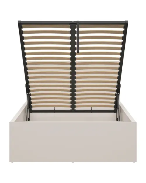 Cama Tetrix 120x200 con somier y contenedor cachemir