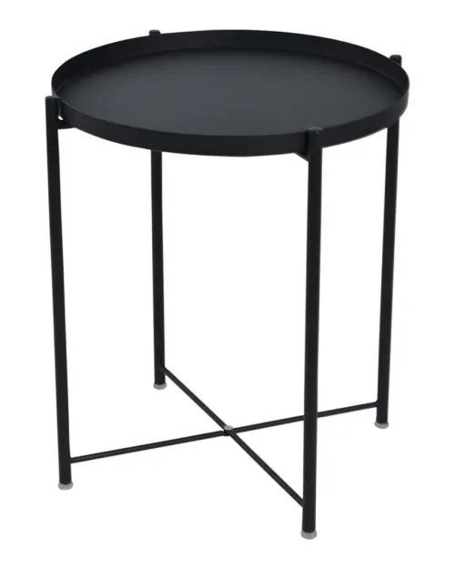 Round table Tim 48 cm black